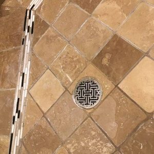 Alternative view of 3.25 Inch Round Shower Drain Cover | Sophia Design