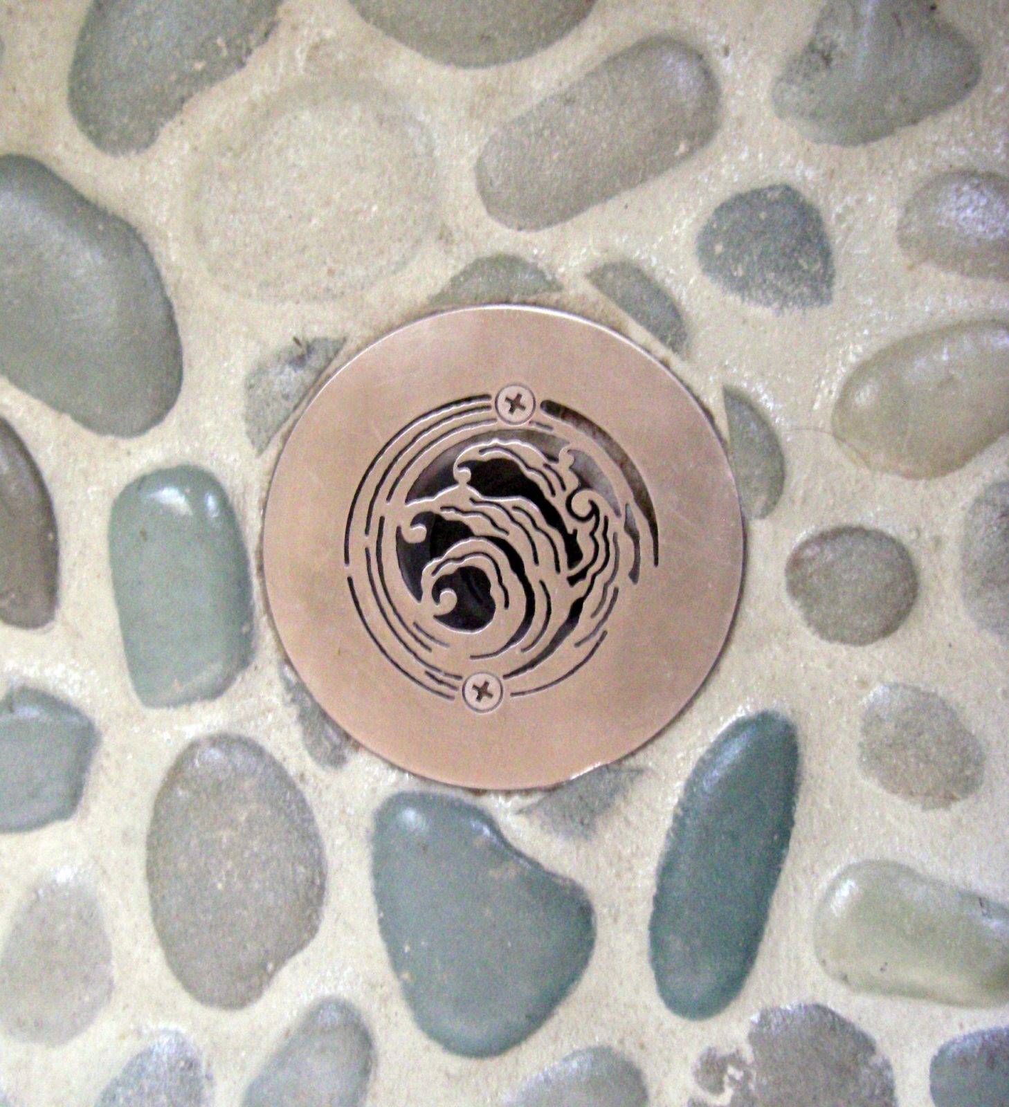 4.25 Inch Round Shower Drain Cover Nami Sioux Chief
