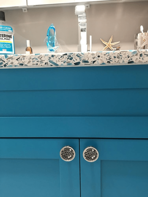 Sea Turtle Cabinet Pulls blue Cabinets