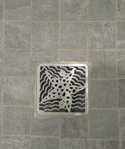 Starfish square Shower Drain Replacement For Kohler K-9136 by designer drains