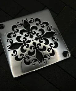 Designer Drains 3.6-inch Schluter-Kerdi replacement drain cover with 4-1/4 inch center-to-center screw holes