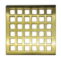 Geometric-No.-7-Replacement-for-Ebbe-Shower-Drain-Cover-Brushed-Brass