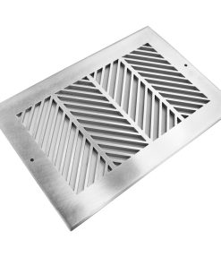 Air Vent, Wheat No. 2, Brushed stainless