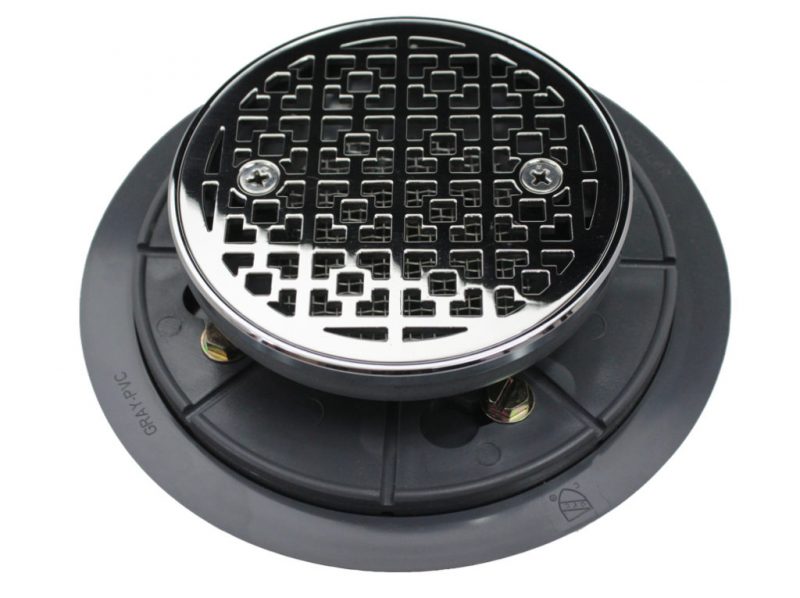 Squares No. 1 ™ Kohler K9135 Round Shower Drain Kit Designer Drains