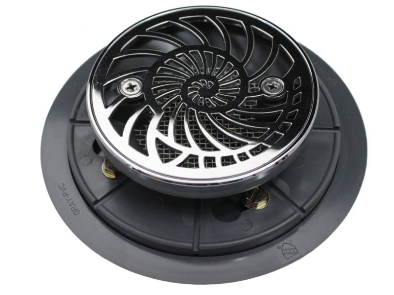 Kohler K9135 Round Shower Drain Replacement Kit, Nautilus