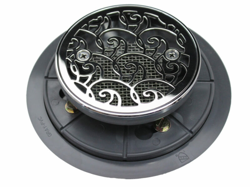 Kohler K9135 Waves™ Round Shower Drain Kit Designer Drains