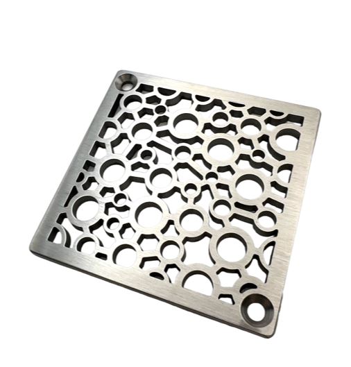 Bubbles-Schluter-Kerdi-Replacement-Cover-Brushed-Stainless_Designer-Drains.