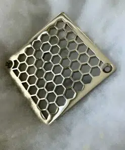 Square Drain in Polished Nickel Finish.