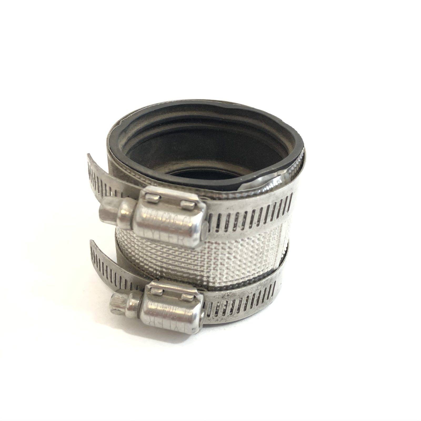 Tyler No Hub pipe coupler, 2" Plumbing Neoprene Metal Stainless