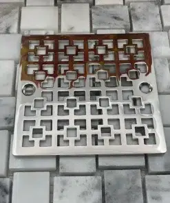 Geometric No. 1 Oatey 42320 shower drain by Designer Drains