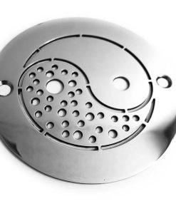 Balance 4 inch round stainless steel shower drain