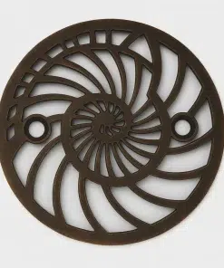 Nautilus round shower drain oil rubbed bronze compatible with Kohler k-9135