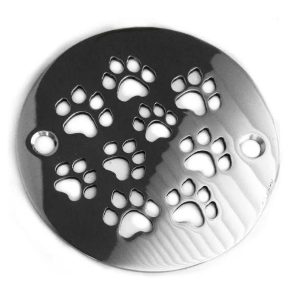 4" Round Shower Drain_Misc. Dog Paws
