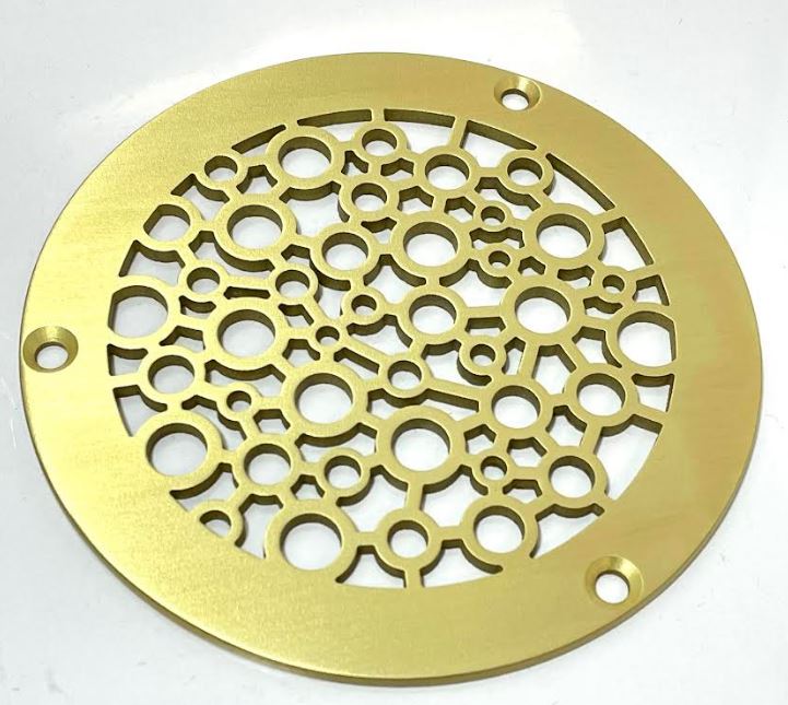 5 Inch Round Shower Drain | Replacement For ZURN | Bubbles Design