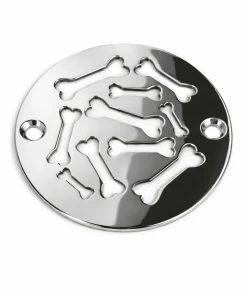 Dog Bones 3.25 inch round shower drain cover