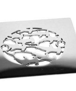 4.25-Inch-Square-Shower-Drain-Cover-Sharks-Polished-Stainless