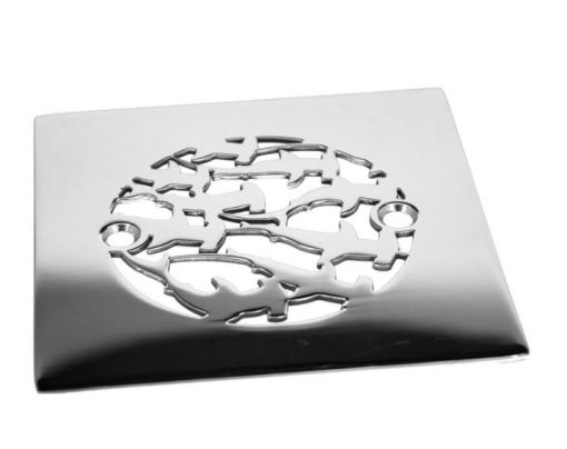 4.25-Inch-Square-Shower-Drain-Cover-Sharks-Polished-Stainless