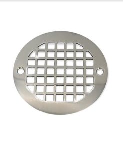 4-Inch-Round-Shower-Drain-Cover-Geometric-No.-7Polished-Stainless_Designer-Drain