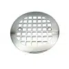 4.25 round geometric squares 7 polished stainless steel