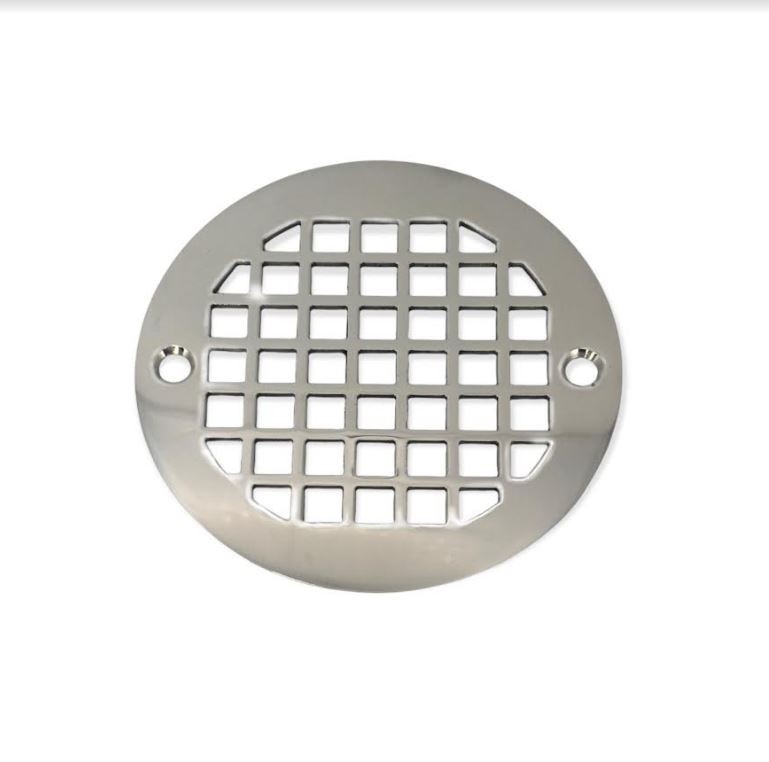 Oatey 4 in. Round Screw-In Stainless Steel Shower Drain Cover