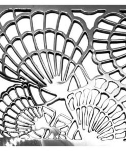 Seashells, Ebbe Square Replacement Drain Cover_Designer Drains