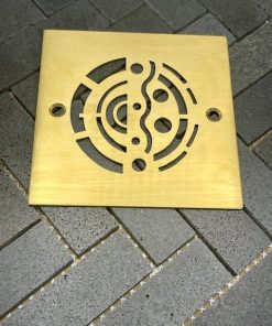 Art History No.7 Square shower drain cover