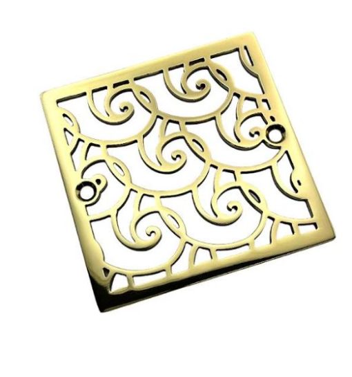 Waves-42320-square-shower-drain-polished-brass_Designer-Drains