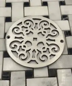 Classic Scrolls No. 4 brushed stainless steel