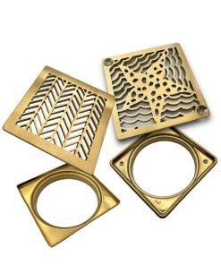 Schluter-Kits-Brushed-Brass-PVD-Coating Designer-Drains