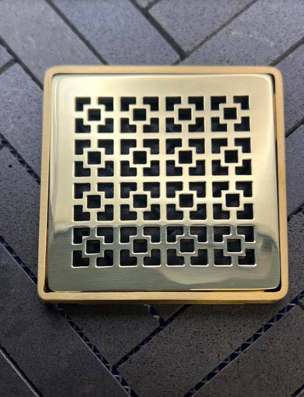 Geometric No. 1 polished brass