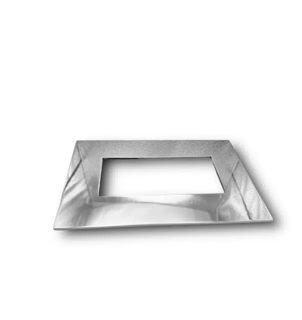 Escutcheon plate 8" x 5" polished stainless steel by Designer Drains