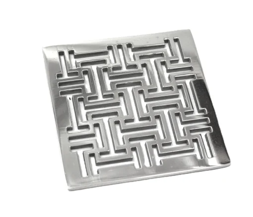 Architecture Sophia square shower drain polished stainless steel by Designer Drains