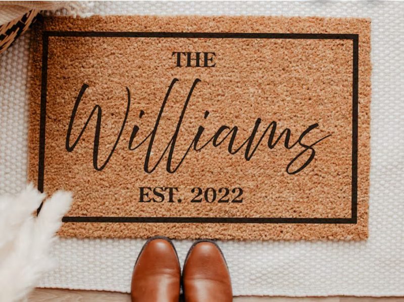 custom doormat