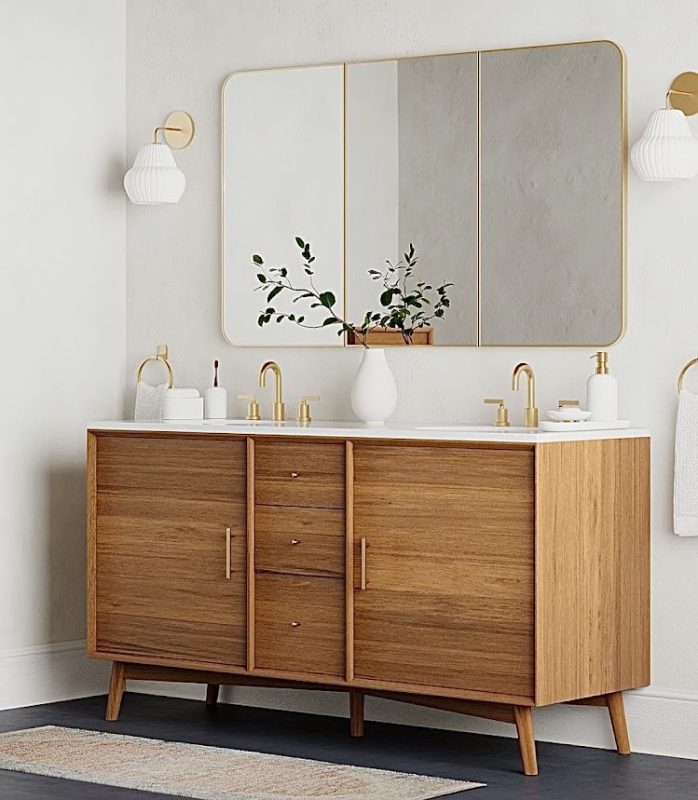 West Elm Mid Century Vanity